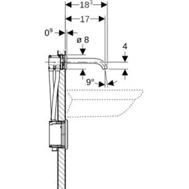 Geberit Piave Sensor-Armatur 116.263.21.1