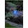 Konstsmide Solarleuchte Kunststoff B: 14,5cm T: 14,5cm H: 27,5cm 1 Akku AA blau