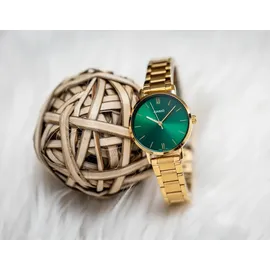 Casio COLLECTION Damenuhr (Ø 30 mm) - Grün/Gold