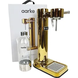 Aarke Carbonator 3 gold + PET-Flasche