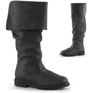 Stiefel Herren Mittelalter Stiefel Vintage Lederstiefel Mittelhohe-Stiefel Western Cowboy Stiefel Stiefeletten Biker Freizeitschuhe Boots - 40 EU