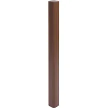 Mendler Zaunpfahl 98 cm Braun/WPC