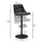 Wohnling Barhocker WL6.999 64-84 cm Grau