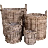 Korbset Caor Baskets Braun, 4er Set