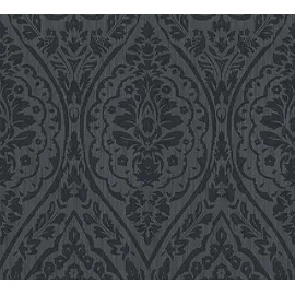 Architects Paper Tessuto Textiltapete 10 m x 0,64 m grau/schwarz 96195-9