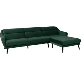 OTTO home Eckcouch Mikrofaser 2-Sitzer Grün