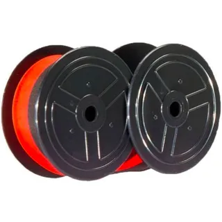 Nylon Farbband Gr.51 13mm/6m schwarz/rot