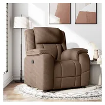 vidaXL Relaxsessel Braun Stoff Vidaxl