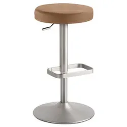 Mayer Sitzmöbel Barhocker »1200«, Breite: 44 cm, höhenverstellbar, Mikrofaser, braun