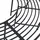 vidaXL Baumbank 160 x 80 x 44 cm Schwarz