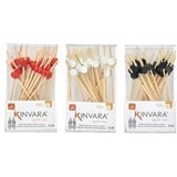 Kinvara Skincare Bambusstäbchen Set 7 x 3 x 12 cm 12 x 0,5 x 1 cm Bambus (48 Stück)
