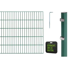 GAH Alberts Alberts Doppelstabmattenzaun grün Mattenhöhe: 1400 mm)