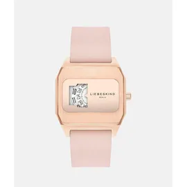 Liebeskind Berlin Quarzuhr "Vinyl Vision", rosa, Armbanduhren, Damen, Quarzuhr, Armbanduhr, Damenuhr, Herbst/Winter 2025 LT-0503-LQ