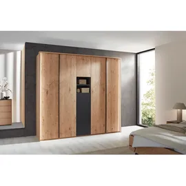 Sconto Drehtürenschrank Toneo 265 x 215 x 60 cm Weiß