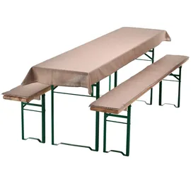 nyvi Bierbankauflagen Set 240 x 70 cm beige 3-tlg.