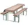 nyvi Bierbankauflagen Set 240 x 70 cm beige 3-tlg.