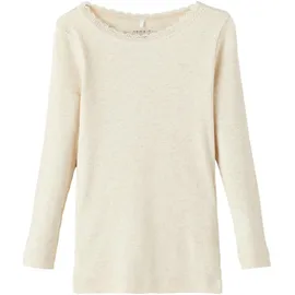 NAME IT Nmfkab LS TOP Noos Shirt, Peyote melange), 110 EU - 110