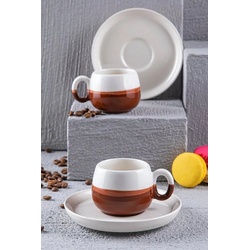 Hermia Concept Tasse DRL1111, Braun, Kaffeetassen, 100% Keramik braun