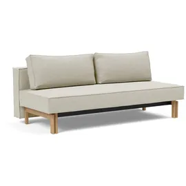 Innovation Living Schlafsofa Sly Wood Stoff Beige Natural