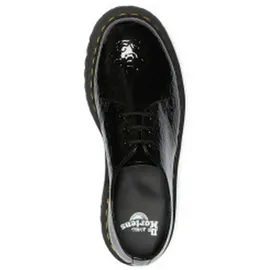 Dr. Martens 1461 Quad 3-eye Patent Lamper Leopard Embross Schuhe Black 38