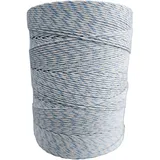 ZGM Weidezaunlitze Premium 1000 m Weiß/Blau