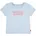 Levi s T-Shirt LEVI S KIDS Mädchen Gr 12M 80 blau country air Jersey Obermaterial 100 Baumwolle Basic schmal hüftbedeckend Rundhals Shirts T-Shirt LEVIS-Print
