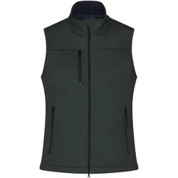 Damen Softshellweste Recycled Polyester - Farbe grau - Größe L