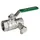 OPAL Giacomini Kugelhahn R250WS 250SX143 1/2", mit Entleerung, grüner Hebelgriff