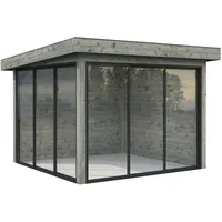 Palmako Gartenhaus Lenna 3 x 3 m Grau