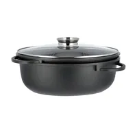 Meisterkoch Aluguss-Bräter schwarz