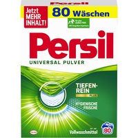 Persil, Universal Pulver, Vollwaschmittel, 80 Waschladungen, kraftvolle Fleckenentfernung für hygienisch reine Wäsche
