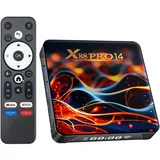 Android TV Box 14.0, 2025 8K Neueste Android Box mit RAM 2G ROM 16G WiFi6 Enternet 10/100M Bluetooth 5.0 USB 3.0 Unterstützt 3D HD 8K Smart TV Box