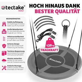 Tectake Nestschaukel Swayer Grau