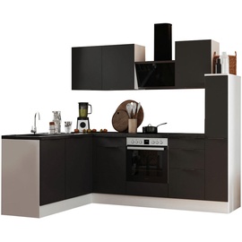 Respekta Küche vormontierte L - Küche 250 x 175 cm, wechselseitig aufbaubar, incl. Geräte R...