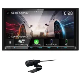 Kenwood DMX8021DABS 7-Zoll Digital Media AV-Receiver Doppel-DIN mit Wireless CarPlay und Android Auto