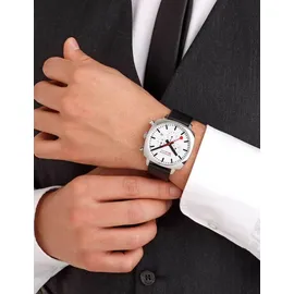Mondaine Cushion MSL.41410.LBV.SET Edelstahl 41 mm