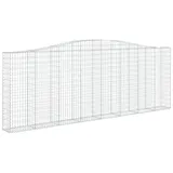 vidaXL Gabione mit Hochbogen 400 x 30 x 160 cm