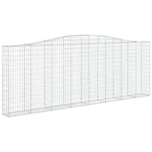 vidaXL Gabione mit Hochbogen 400 x 30 x 160 cm