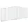vidaXL Gabione mit Hochbogen 400 x 30 x 160 cm