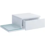 VCM Design Wandschublade Nachttisch KonsilaM - Weiß