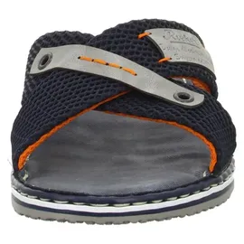 Rieker Slides Navy/Grigio 14 44