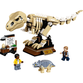 LEGO Jurassic World T. Rex-Skelett in der Fossilienausstellung 76940