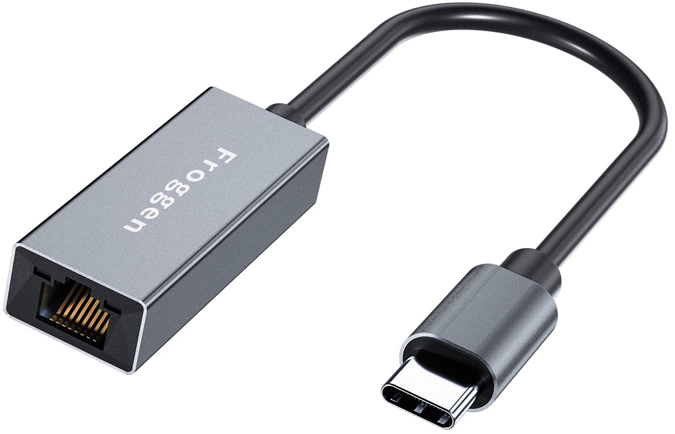 Froggen USB C zu Ethernet Adapter, Typ C Gigabit Ethernet Adapterkabel USB C auf RJ 45 LAN Adapter für Mac OS 10.5 to 10.10,10.11, Windows 10/8.1/8/7 / XP/Vista, Linux