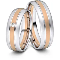 Trauringe Bautzen 585er Weifl-/Rotgold - 4406