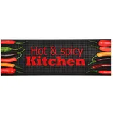 vidaXL Küchenteppich Waschbar Hot & Spicy 60x300 cm