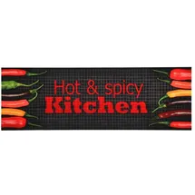 vidaXL Küchenteppich Waschbar Hot & Spicy 60x300 cm