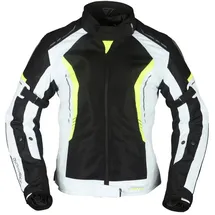 Modeka Khao Air Lady Textiljacke Schwarz/Grau/Gelb 40