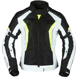 Modeka Khao Air Lady Textiljacke Schwarz/Grau/Gelb 40