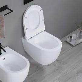 Isvea WC-Sitz mit Absenkautomatik Weiß
