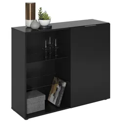 Kommode in Schwarz